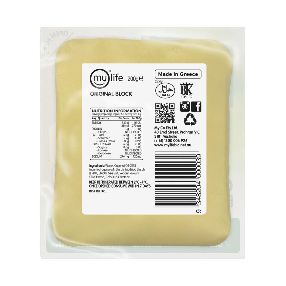 BioCheese Dairy-Free Original Cheese Block
