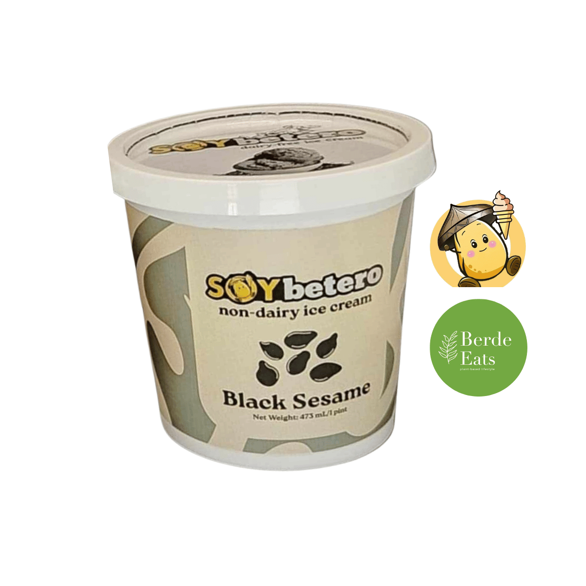 Soybetero Black Sesame Dairy-Free Ice Cream