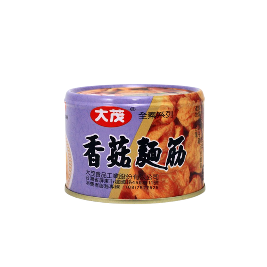 Fried Gluten with Edible Mushrooms