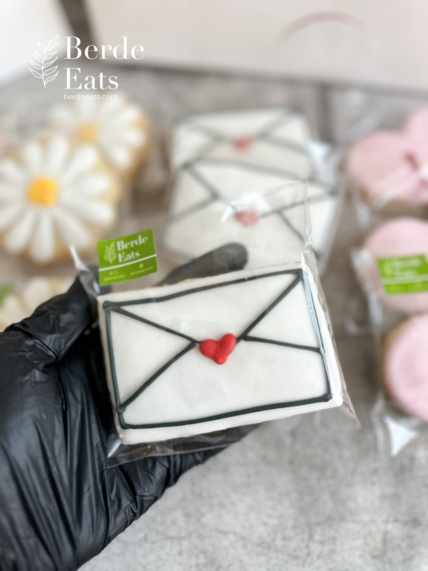 Valentines Sugar Cookie Box (set of 4)