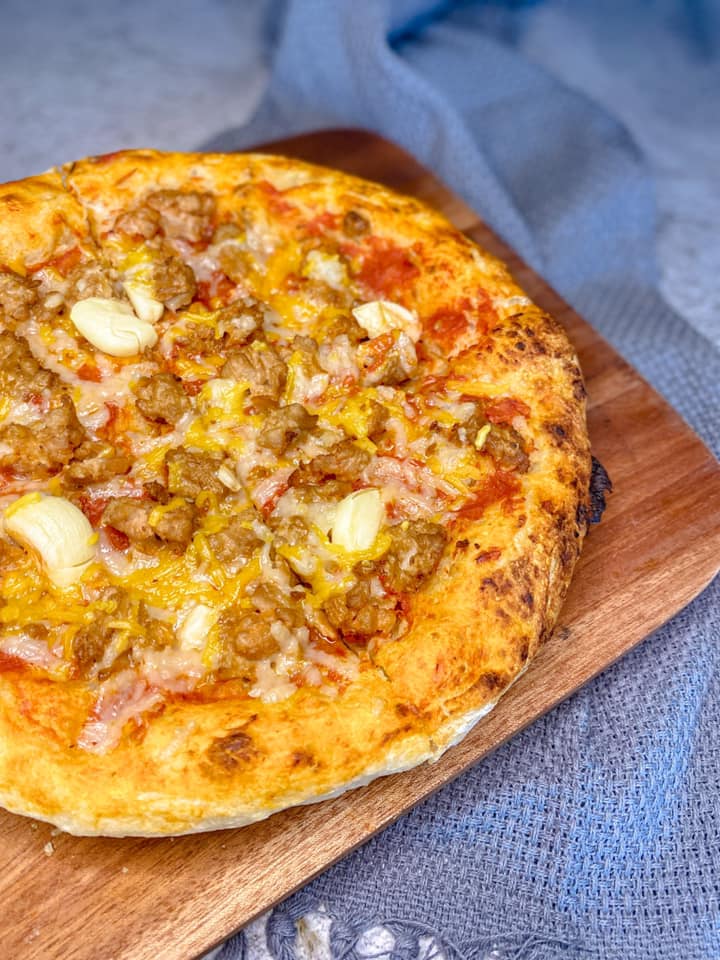 Freshly Baked Vegan Bytes Pizza 9”-10" (ready to eat) 🍕🍕🍕