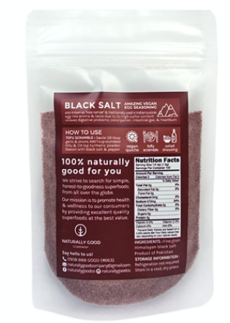 Himalayan Black Salt, Fine Grain (GF)