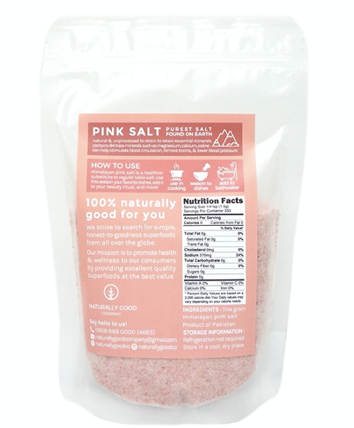 Himalayan Pink Salt, Fine Grain (GF)
