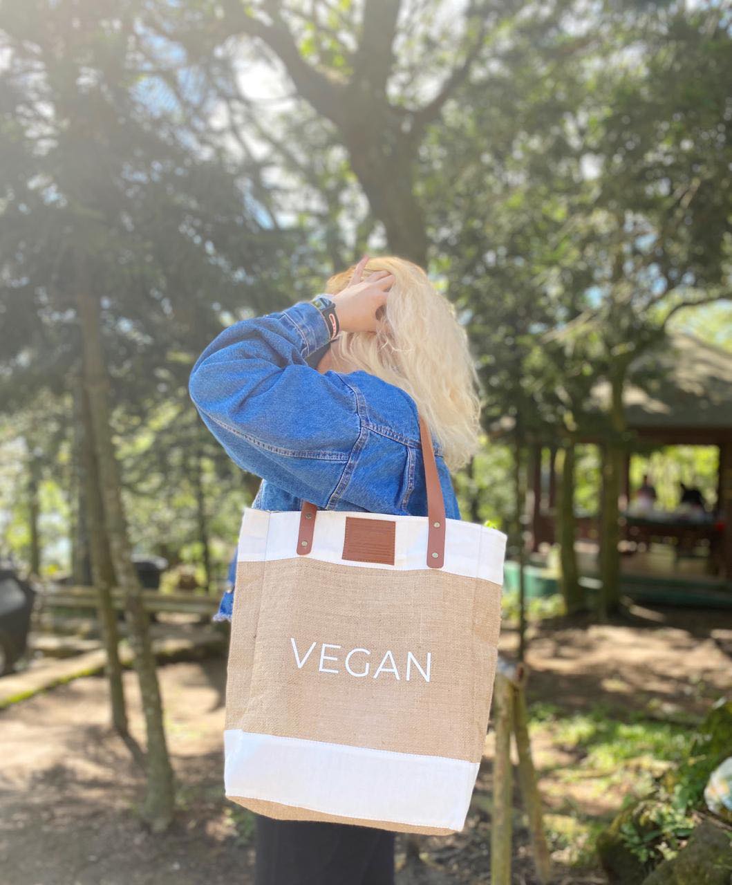 Vegan canvas sale tote bags