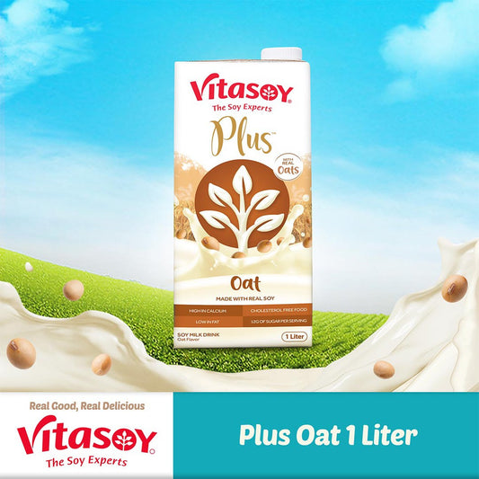 Vitasoy Plus Soy Milk Oat Flavor (GF*)
